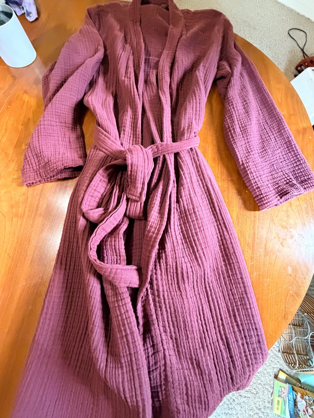 Parachute in Mulberry Ribbed Robe